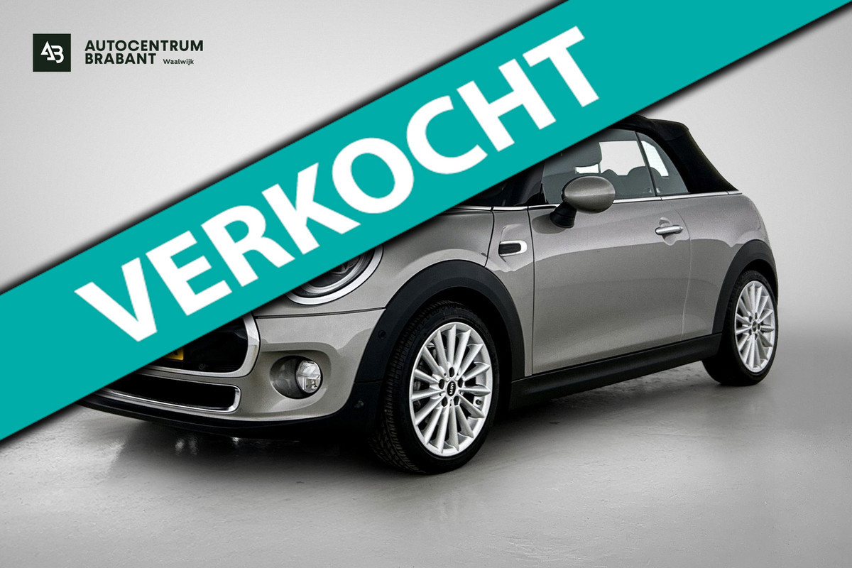 MINI Cabrio 1.5 Cooper Salt Business (Dealer OndH, Trekhaak, StoelV, Harman/ Kardon, Navigatie, Airco, Bluetooth, Etc)