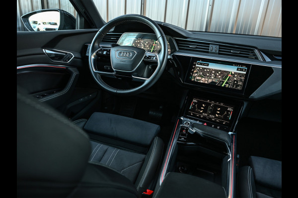 Audi Q8 e-tron 55 quattro Advanced Edition Plus 115 kWh | Panoramdak | Ambiance interieur | Adaptive Cruise | NL-Auto | Memory seats | Keyless
