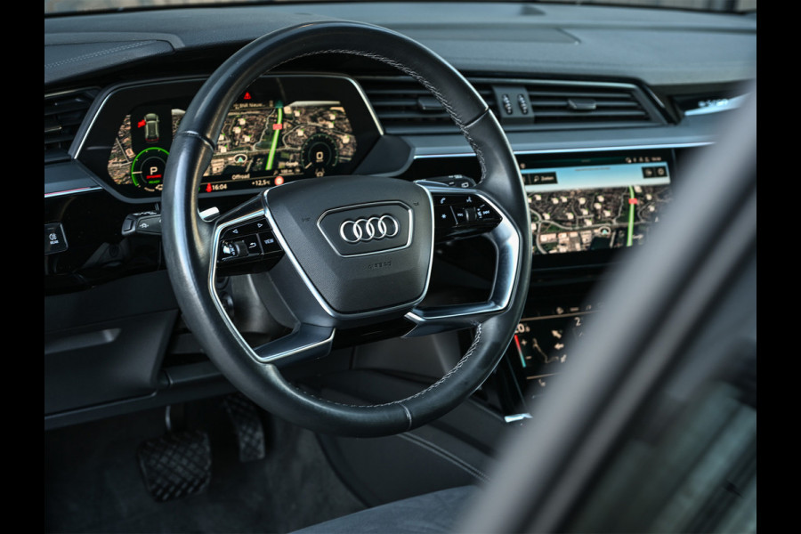 Audi Q8 e-tron 55 quattro Advanced Edition Plus 115 kWh | Panoramdak | Ambiance interieur | Adaptive Cruise | NL-Auto | Memory seats | Keyless