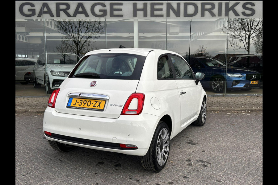 Fiat 500 1.0 Hybrid Pop | Airco | 16"LM velgen | Cruise Control | Bianco Gelato |