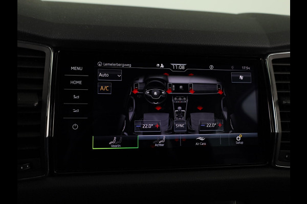 Škoda Kodiaq 1.5 TSI Business Edition Plus 150 pk | Lederen bekleding | Elektrisch verstelbare bestuurdersstoel|  Navigatie | Parkeersensoren (Park assist) | Rondomzicht camera | Stoelverwarming v/a |