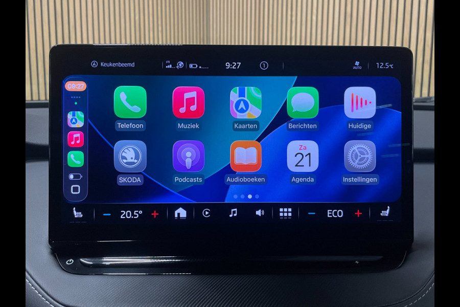 Škoda ENYAQ iV 80 Sportline|91% SOH|BLACK EDITION|CARPLAY|CAMERA|ACC|STOEL+STUURVERWARMING|ORG.NL|NAP|INCLUSIEF BTW|1e EIGENAAR|