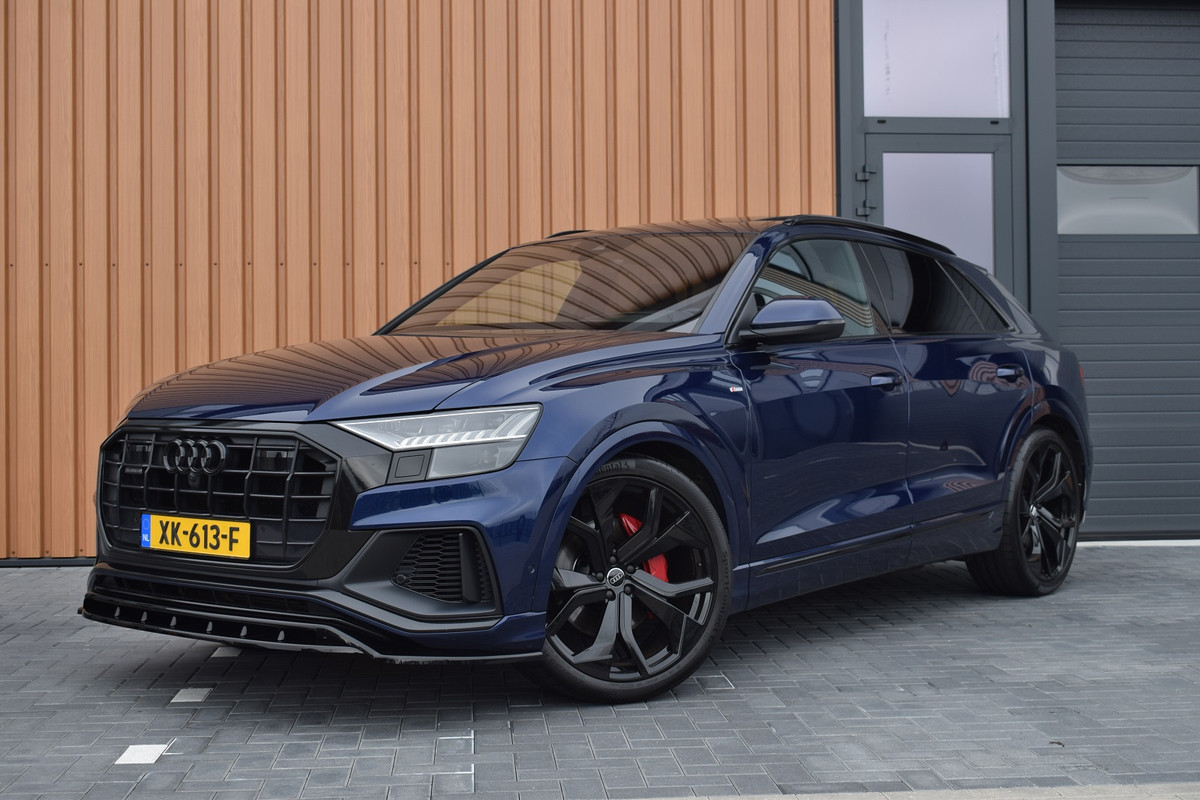 Audi Q8 50 TDI 286pk Quattro S-line | Leer | Pano | Luchtvering | Head-Up | 23"