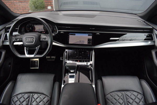 Audi Q8 50 TDI 286pk Quattro S-line | Leer | Pano | Luchtvering | Head-Up | 23"