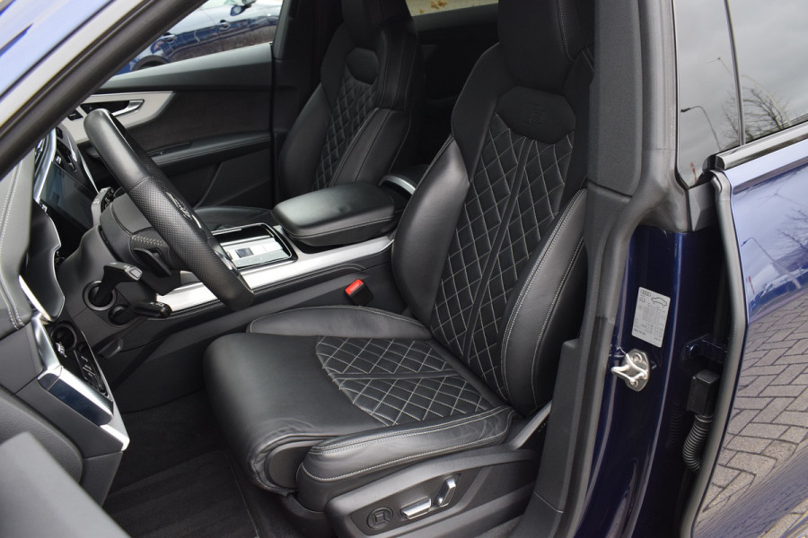 Audi Q8 50 TDI 286pk Quattro S-line | Leer | Pano | Luchtvering | Head-Up | 23"