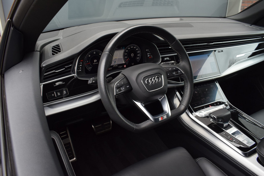 Audi Q8 50 TDI 286pk Quattro S-line | Leer | Pano | Luchtvering | Head-Up | 23"