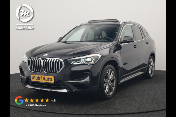BMW X1 xDrive25e XLine PHEV 221pk Dealer O.H. | Trekhaak Afn. | Panodak | Adaptive Cruise | Camera | Lederen Sportstoelen & Stuur Verwarmd | Keyless | Apple Carplay | Hifi Audio | Navigatie | DAB | 18"L.M | Plug In Hybrid