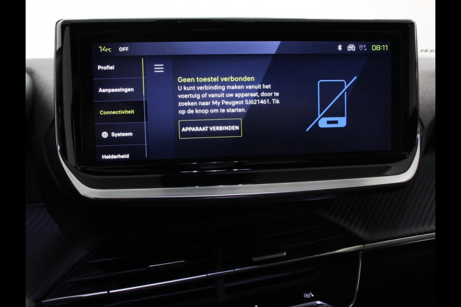 Peugeot 2008 1.2 Hybrid 136 pk Automaat Allure | DEMO ! | Navigatie | Apple Carplay/Android Auto | Climate Control | Dab | Led | Parkeer sensoren | Cruise Control | Stoelverwarming
