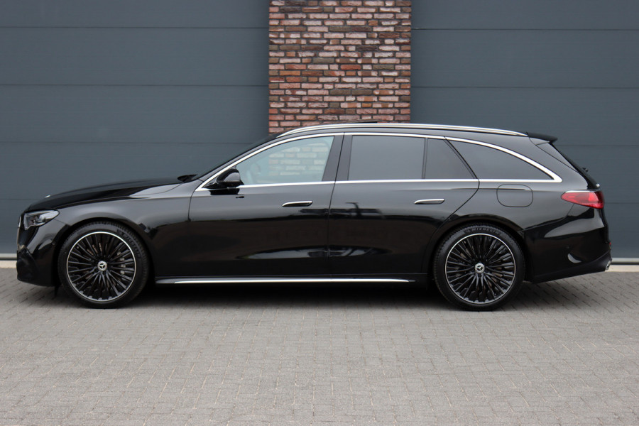 Mercedes-Benz E-Klasse Estate 300 e AMG Line | Distronic | Trekhaak | Burmester | Stoelventilatie | Panoramadak | Digital Light | Surround Camera | Keyless Go | Zonnerollo's |