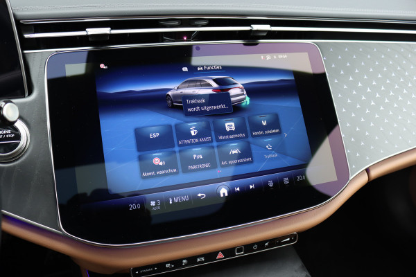 Mercedes-Benz E-Klasse Estate 300 e AMG Line | Distronic | Trekhaak | Burmester | Stoelventilatie | Panoramadak | Digital Light | Surround Camera | Keyless Go | Zonnerollo's |