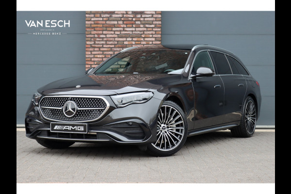 Mercedes-Benz E-Klasse Estate 300 e AMG Line | Hyperscreen | Luchtvering | Distronic+ | Trekhaak | Burmester | HUD | Verwarmd Stuurwiel | Panoramadak | Digital Light | Achterbank Verwarmd |