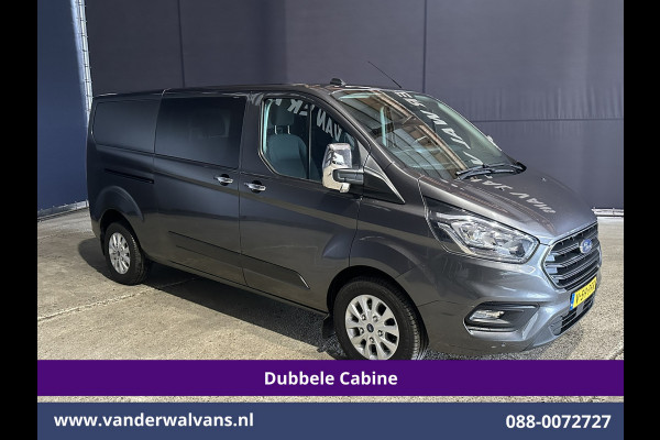 Ford Transit Custom 2.0 TDCI 170pk L2H1 Dubbele Cabine Euro6 Airco | 5-Zits | Camera | LED | Cruisecontrol | 2800kg Trekhaak Stoelverwarming, Verwarmde voorruit, Parkeersensoren