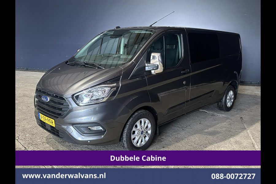 Ford Transit Custom 2.0 TDCI 170pk L2H1 Dubbele Cabine Euro6 Airco | 5-Zits | Camera | LED | Cruisecontrol | 2800kg Trekhaak Stoelverwarming, Verwarmde voorruit, Parkeersensoren