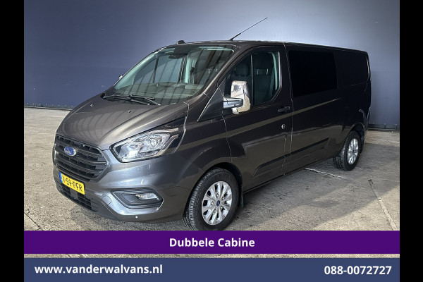 Ford Transit Custom 2.0 TDCI 170pk L2H1 Dubbele Cabine Euro6 Airco | 5-Zits | Camera | LED | Cruisecontrol | 2800kg Trekhaak Stoelverwarming, Verwarmde voorruit, Parkeersensoren