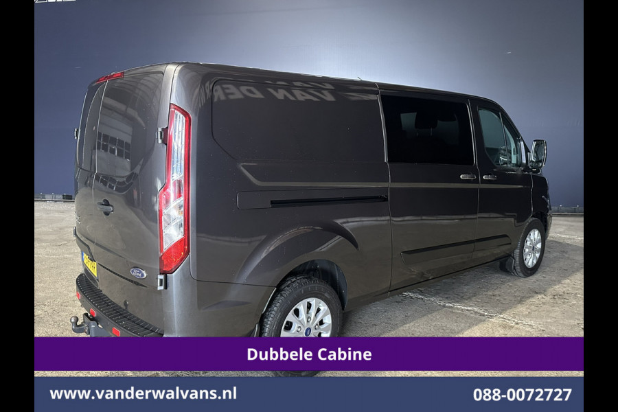 Ford Transit Custom 2.0 TDCI 170pk L2H1 Dubbele Cabine Euro6 Airco | 5-Zits | Camera | LED | Cruisecontrol | 2800kg Trekhaak Stoelverwarming, Verwarmde voorruit, Parkeersensoren