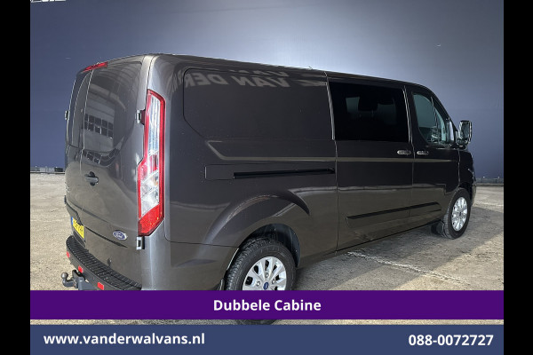Ford Transit Custom 2.0 TDCI 170pk L2H1 Dubbele Cabine Euro6 Airco | 5-Zits | Camera | LED | Cruisecontrol | 2800kg Trekhaak Stoelverwarming, Verwarmde voorruit, Parkeersensoren