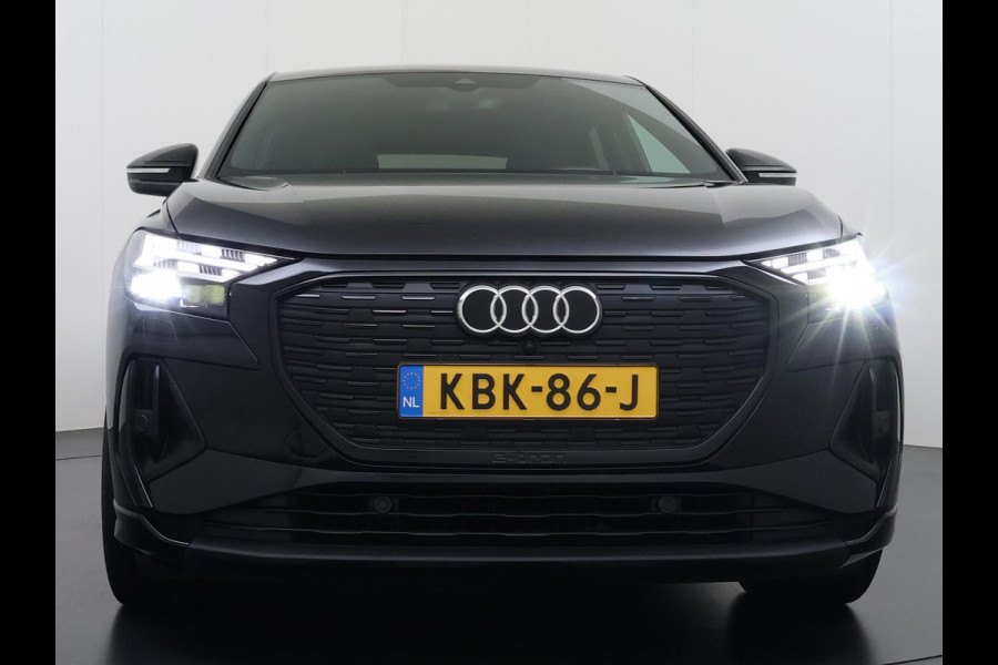 Audi Q4 Sportback e-tron 50 quattro S edition 77 kWh | 3X S-LINE| SOH 93% | LEER |MATRIX LED| ADAPTIVE CRUISE CONTROL | LEDER | ELEKTRISCHE ACHTERKLEP| CAMERA| 21 INCH!