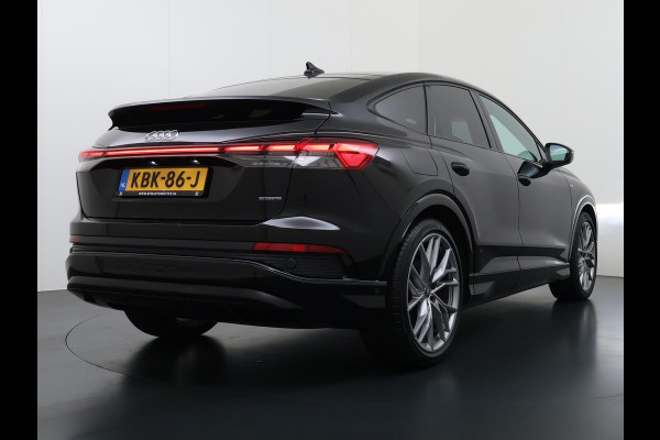Audi Q4 Sportback e-tron 50 quattro S edition 77 kWh | 3X S-LINE| SOH 93% | LEER |MATRIX LED| ADAPTIVE CRUISE CONTROL | LEDER | ELEKTRISCHE ACHTERKLEP| CAMERA| 21 INCH!