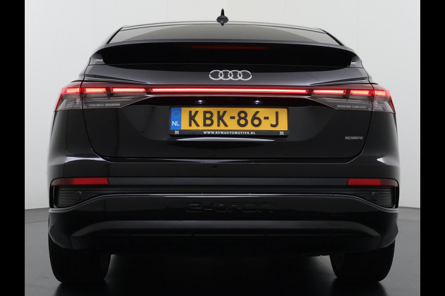 Audi Q4 Sportback e-tron 50 quattro S edition 77 kWh | 3X S-LINE| SOH 93% | LEER |MATRIX LED| ADAPTIVE CRUISE CONTROL | LEDER | ELEKTRISCHE ACHTERKLEP| CAMERA| 21 INCH!