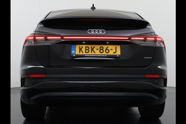 Audi Q4 Sportback e-tron 50 quattro S edition 77 kWh | 3X S-LINE| SOH 93% | LEER |MATRIX LED| ADAPTIVE CRUISE CONTROL | LEDER | ELEKTRISCHE ACHTERKLEP| CAMERA| 21 INCH!