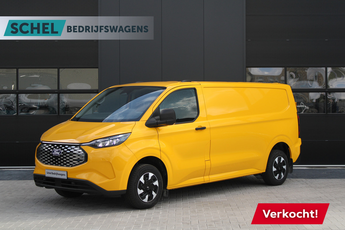 Ford E-Transit Custom 340 L2H1 Trend 65 kWh 136pk - Trekhaak - Camera - LED - Carplay - Grootlicht Assist - Rijklaar