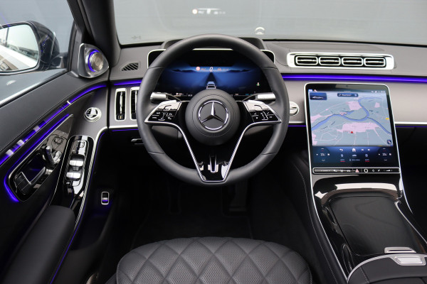 Mercedes-Benz S-Klasse 500 4MATIC Premium | E-Active Body Control | Achterasbesturing | Distronic+ | Massage | Burmester High End | Stoelventilatie V+A | 3D-Display | MBUX Tablet | Verwarmd Stuurwiel | Zonweringpakket |