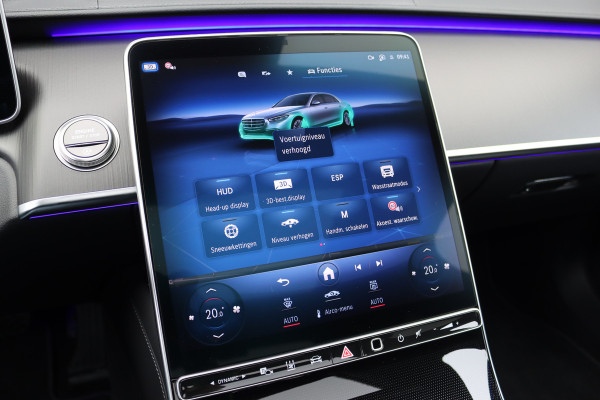Mercedes-Benz S-Klasse 500 4MATIC Premium | E-Active Body Control | Achterasbesturing | Distronic+ | Massage | Burmester High End | Stoelventilatie V+A | 3D-Display | MBUX Tablet | Verwarmd Stuurwiel | Zonweringpakket |