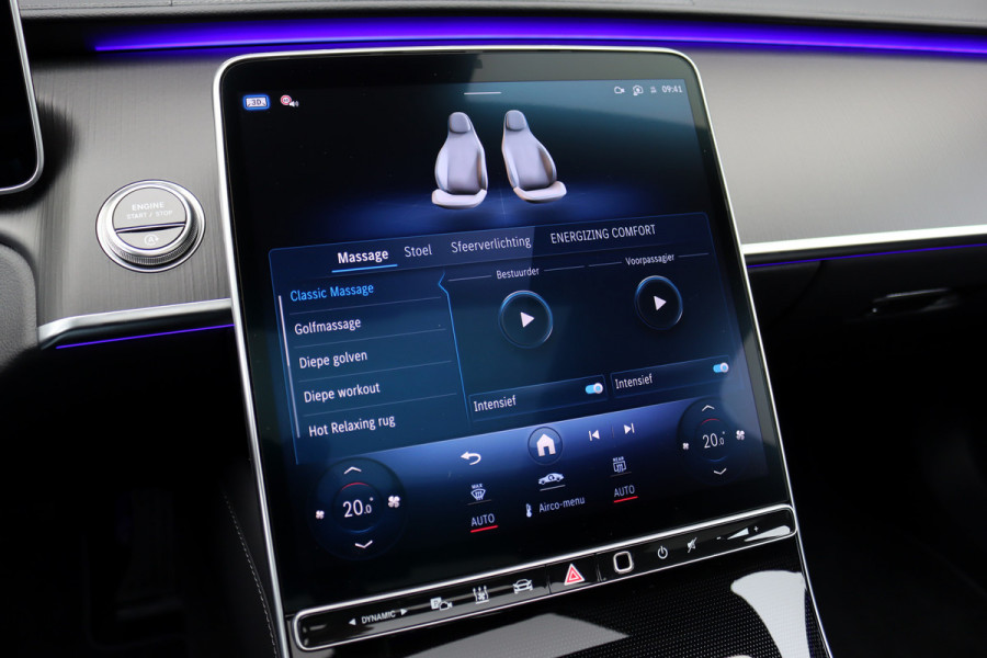 Mercedes-Benz S-Klasse 500 4MATIC Premium | E-Active Body Control | Achterasbesturing | Distronic+ | Massage | Burmester High End | Stoelventilatie V+A | 3D-Display | MBUX Tablet | Verwarmd Stuurwiel | Zonweringpakket |