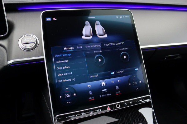 Mercedes-Benz S-Klasse 500 4MATIC Premium | E-Active Body Control | Achterasbesturing | Distronic+ | Massage | Burmester High End | Stoelventilatie V+A | 3D-Display | MBUX Tablet | Verwarmd Stuurwiel | Zonweringpakket |