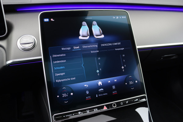 Mercedes-Benz S-Klasse 500 4MATIC Premium | E-Active Body Control | Achterasbesturing | Distronic+ | Massage | Burmester High End | Stoelventilatie V+A | 3D-Display | MBUX Tablet | Verwarmd Stuurwiel | Zonweringpakket |
