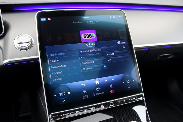 Mercedes-Benz S-Klasse 500 4MATIC Premium | E-Active Body Control | Achterasbesturing | Distronic+ | Massage | Burmester High End | Stoelventilatie V+A | 3D-Display | MBUX Tablet | Verwarmd Stuurwiel | Zonweringpakket |