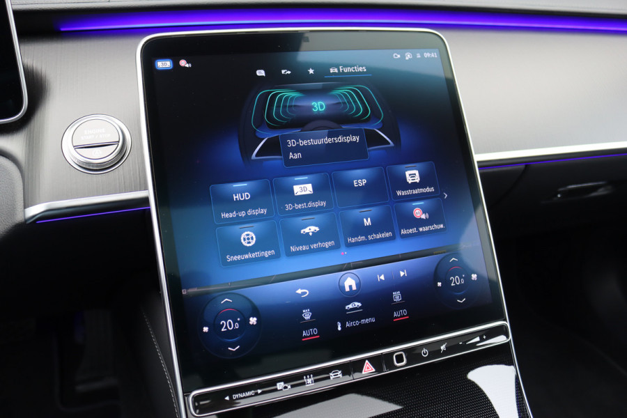 Mercedes-Benz S-Klasse 500 4MATIC Premium | E-Active Body Control | Achterasbesturing | Distronic+ | Massage | Burmester High End | Stoelventilatie V+A | 3D-Display | MBUX Tablet | Verwarmd Stuurwiel | Zonweringpakket |