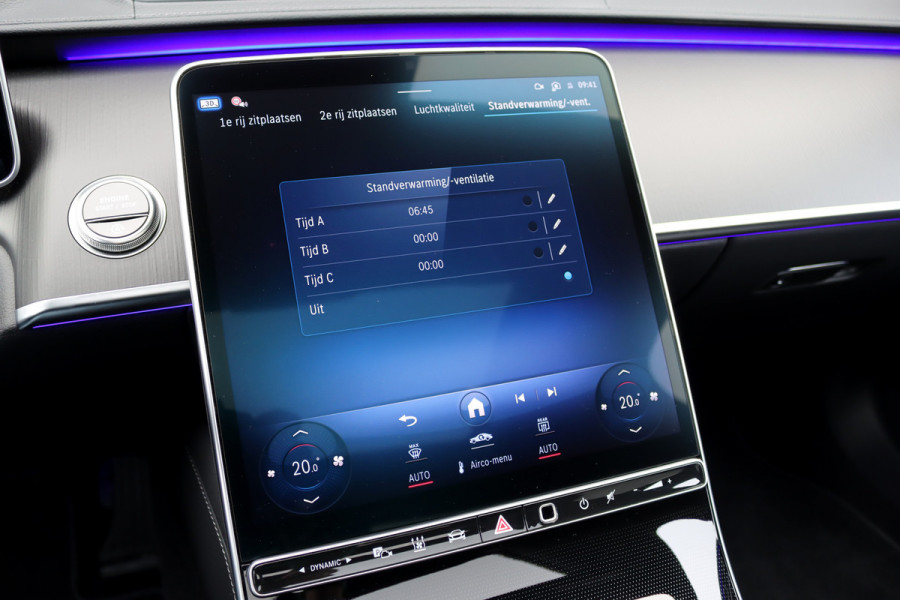Mercedes-Benz S-Klasse 500 4MATIC Premium | E-Active Body Control | Achterasbesturing | Distronic+ | Massage | Burmester High End | Stoelventilatie V+A | 3D-Display | MBUX Tablet | Verwarmd Stuurwiel | Zonweringpakket |
