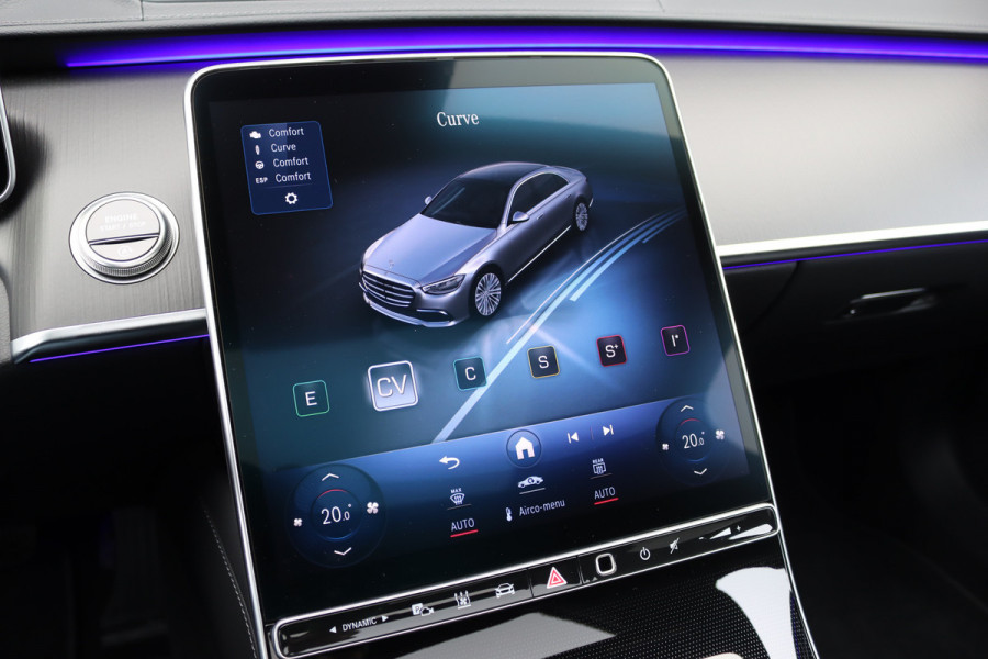 Mercedes-Benz S-Klasse 500 4MATIC Premium | E-Active Body Control | Achterasbesturing | Distronic+ | Massage | Burmester High End | Stoelventilatie V+A | 3D-Display | MBUX Tablet | Verwarmd Stuurwiel | Zonweringpakket |