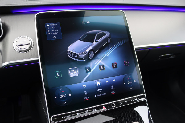 Mercedes-Benz S-Klasse 500 4MATIC Premium | E-Active Body Control | Achterasbesturing | Distronic+ | Massage | Burmester High End | Stoelventilatie V+A | 3D-Display | MBUX Tablet | Verwarmd Stuurwiel | Zonweringpakket |