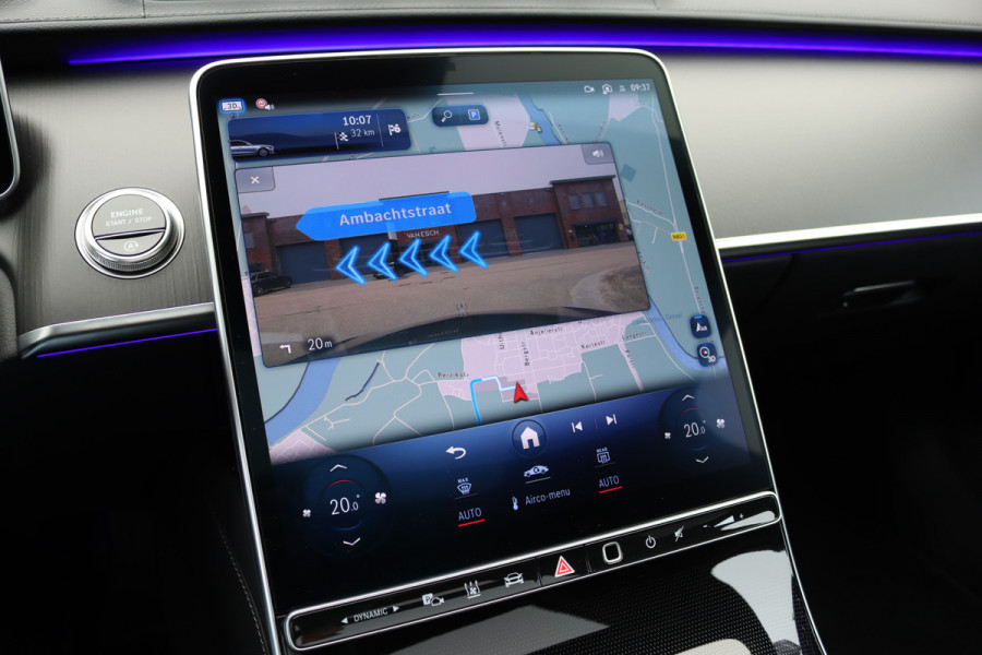 Mercedes-Benz S-Klasse 500 4MATIC Premium | E-Active Body Control | Achterasbesturing | Distronic+ | Massage | Burmester High End | Stoelventilatie V+A | 3D-Display | MBUX Tablet | Verwarmd Stuurwiel | Zonweringpakket |