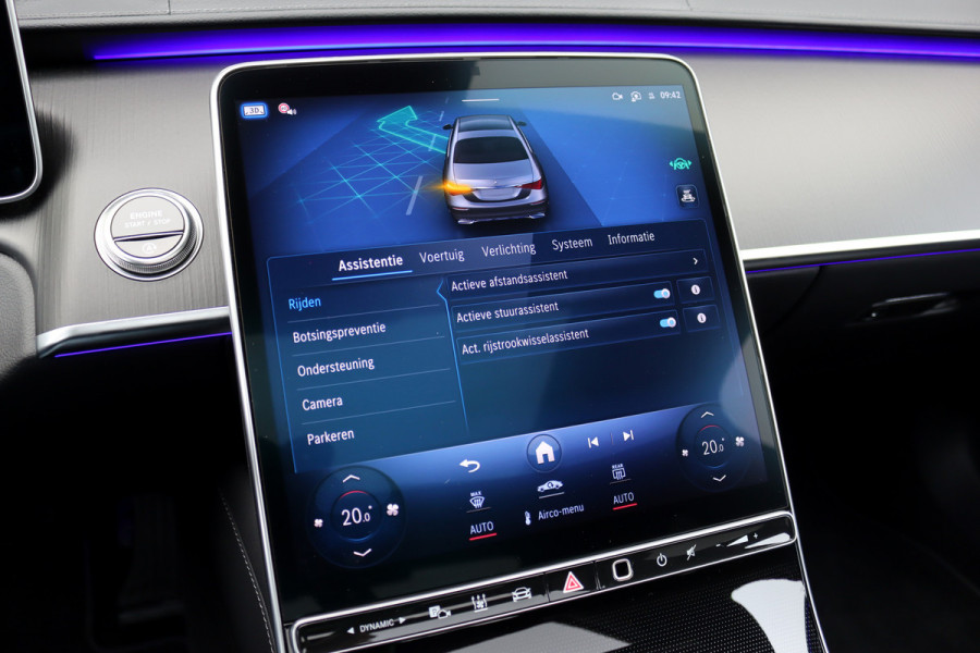 Mercedes-Benz S-Klasse 500 4MATIC Premium | E-Active Body Control | Achterasbesturing | Distronic+ | Massage | Burmester High End | Stoelventilatie V+A | 3D-Display | MBUX Tablet | Verwarmd Stuurwiel | Zonweringpakket |