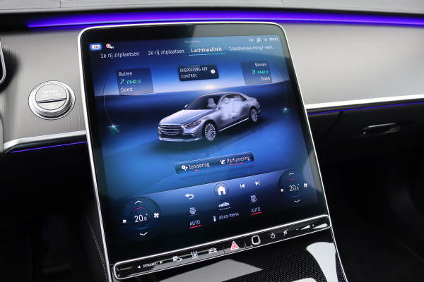 Mercedes-Benz S-Klasse 500 4MATIC Premium | E-Active Body Control | Achterasbesturing | Distronic+ | Massage | Burmester High End | Stoelventilatie V+A | 3D-Display | MBUX Tablet | Verwarmd Stuurwiel | Zonweringpakket |
