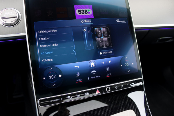 Mercedes-Benz S-Klasse 500 4MATIC Premium | E-Active Body Control | Achterasbesturing | Distronic+ | Massage | Burmester High End | Stoelventilatie V+A | 3D-Display | MBUX Tablet | Verwarmd Stuurwiel | Zonweringpakket |