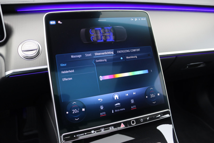 Mercedes-Benz S-Klasse 500 4MATIC Premium | E-Active Body Control | Achterasbesturing | Distronic+ | Massage | Burmester High End | Stoelventilatie V+A | 3D-Display | MBUX Tablet | Verwarmd Stuurwiel | Zonweringpakket |