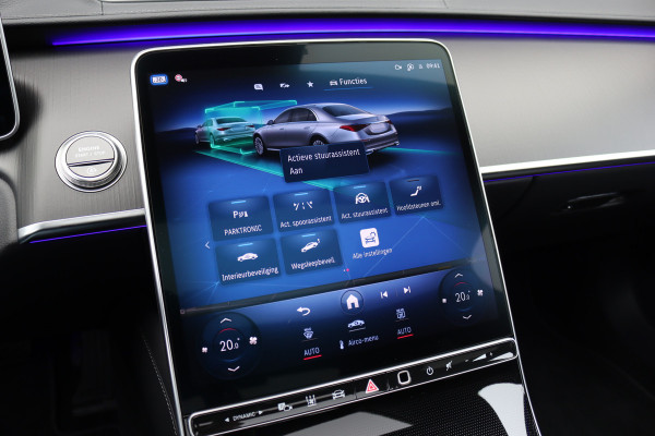 Mercedes-Benz S-Klasse 500 4MATIC Premium | E-Active Body Control | Achterasbesturing | Distronic+ | Massage | Burmester High End | Stoelventilatie V+A | 3D-Display | MBUX Tablet | Verwarmd Stuurwiel | Zonweringpakket |