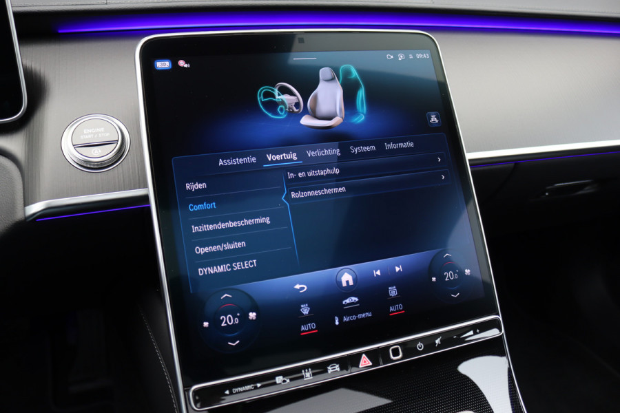 Mercedes-Benz S-Klasse 500 4MATIC Premium | E-Active Body Control | Achterasbesturing | Distronic+ | Massage | Burmester High End | Stoelventilatie V+A | 3D-Display | MBUX Tablet | Verwarmd Stuurwiel | Zonweringpakket |