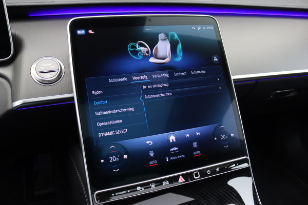 Mercedes-Benz S-Klasse 500 4MATIC Premium | E-Active Body Control | Achterasbesturing | Distronic+ | Massage | Burmester High End | Stoelventilatie V+A | 3D-Display | MBUX Tablet | Verwarmd Stuurwiel | Zonweringpakket |