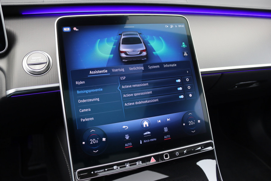 Mercedes-Benz S-Klasse 500 4MATIC Premium | E-Active Body Control | Achterasbesturing | Distronic+ | Massage | Burmester High End | Stoelventilatie V+A | 3D-Display | MBUX Tablet | Verwarmd Stuurwiel | Zonweringpakket |