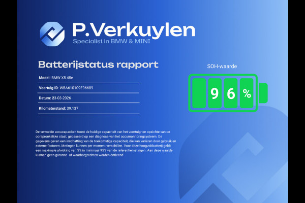 BMW X5 xDrive45e M SPORT | HARMAN KARDON | SOFT CLOSE | DRIVING ASS. PROFF. | TREKHAAK | PANORAMA | LASER |