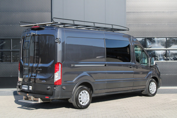 Ford Transit 350 2.0 TDCI L3H2 DC 6Zits Trend 130pk - Trekhaak - Impriaal - Cruise - Raptor Grill - Rijklaar