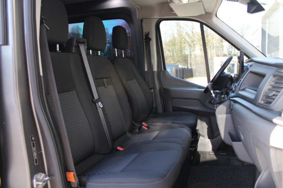 Ford Transit 350 2.0 TDCI L3H2 DC 6Zits Trend 130pk - Trekhaak - Impriaal - Cruise - Raptor Grill - Rijklaar