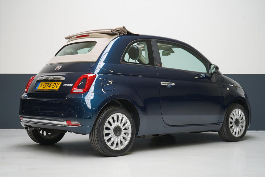 Fiat 500C 1.0 Hybrid Lounge | Navigatie | Cruise control | Airconditioning | Parkeersensoren achter