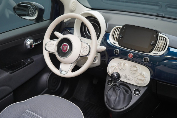 Fiat 500C 1.0 Hybrid Lounge | Navigatie | Cruise control | Airconditioning | Parkeersensoren achter