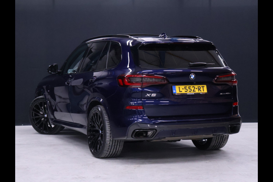 BMW X5 xDrive45e High Executive M Sport [TREKHAAK, LUCHTVERING, SCHUIFKANTELDAK, MEMORY SEATS, ADAPTIVE CRUISE CONTROL, APPLE CARPLAY, ANDROID AUTO, HARMAN/KARDON, 360 CAMERA, PDC V+A, NIEUWSTAAT]